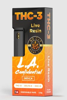 THC-3P Live Resin Disposable: L.A. Confidential 2g